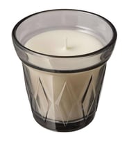 Valdoft Kokulu Mum Cam Kapta Dekoratif Mum 8 Cm (Vanilya) (Krem)
