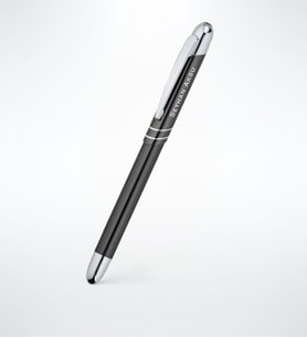 BK Gift Kişiye Özel Füme Metal Roller Kalem Model 0020