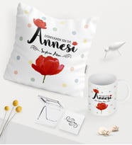 BK Gift Kişiye Özel Dünyanın En İyi Annesi Beyaz Kupa Ayna Yastık Seti - 10 (Model 1)