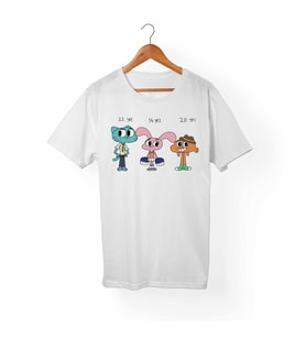 Gumball Beyaz Tişört