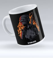 BK Gift Kişiye Özel PUBG Kupa Bardak - 5 (Beyaz)