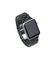 BİPOWER Apple Watch 38-40mm KRD8 Seramik Kordon (Siyah)