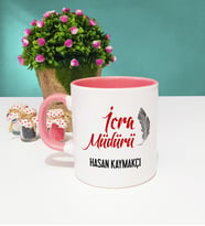 İcra Müdürü Kupa Bardak Pembe