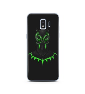 Black Panter Tasarım Süper Şeffaf Silikon Telefon Kılıfı Samsung J2 Pro (2018)