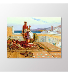 Arty Tablo Teras Rudolf Ernst Tablo (Karışık)