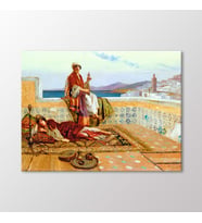 Arty Tablo Teras Rudolf Ernst Tablo (Karışık)