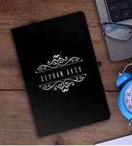 BK Gift Kişiye Özel İsimli Siyah Defter - 9