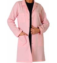 Alpaka Kumaş Kurs Önlüğü Pembe