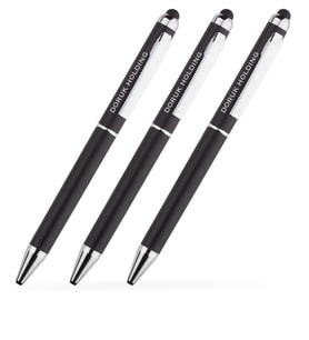 BK Gift Kişiye Özel Siyah Metal Tükenmez Kalem 50 Adet Model 506