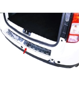 Dacia Duster Krom Arka Tampon Üstü Koruma 2010 ve üzeri P.Çelik