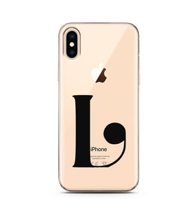 Iphone Xs Max Harf Tasarımlı Telefon Kılıfı L-Harfi 