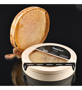 Beyçeri Doğal Petekli Balı 1000gr Ahşap Ambalaj