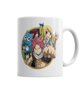 Fairy Tail Anime Erza Scarlet Happy Lisanna Strauss Kupa