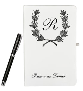 Öğretmene Hediye Kişiye Özel Defter ve Kalem Hediye Seti