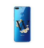 Papatya Harf Tasarım Süper Şeffaf Silikon Telefon Kılıfı Huawei Honor 9 Lite W-H