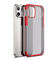 Microsonic Apple iPhone 12 Mini Kılıf Frosted Frame Kırmızı