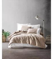 Cotton Box Plain Tek Kişilik Nevresim Takımı Vizon Krem (Karışık)