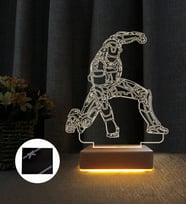 Demiradam 3d Lamba Doğum Günü Hediyesi Çocuk Odası Gece Lambası (Sarı)
