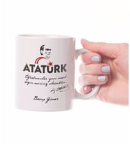 Kişiye Özel Öğretmenler Günü Atatürk Tasarımlı Kupa - 17
