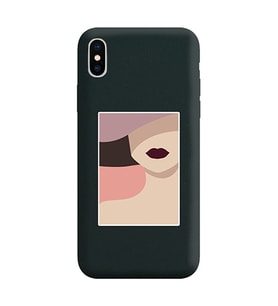 Siyah Lansman Telefon Kılıfı Iphone XS