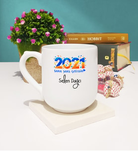 Sana Şans Getirsin 2021 Yılbaşı Hediyesi Kupa Bardak