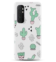Kılıfland Xiaomi Mi Note 10 Lite Kılıf Silikon Resimli Kapak Cactus Pattern Stok 901