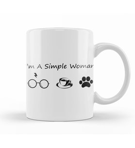Harry Potter I'm A Simple Woman Kupa Bardak Porselen
