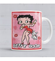 Betty Boop Kupa Bardak  Porselen