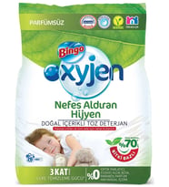 Bingo Toz Çamaşır Deterjanı 4KG Oxyjen Doğal İçerikli Parfümsüz (26 Yıkama)