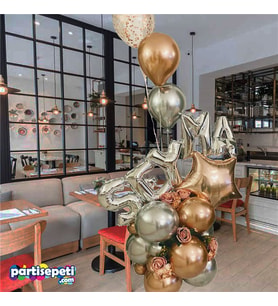 Kişiye Özel Sürpriz Balon Buket Aranjman