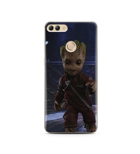 Baby Groot Tasarım Süper Şeffaf Silikon Telefon Kılıfı Huawei Y9 2018