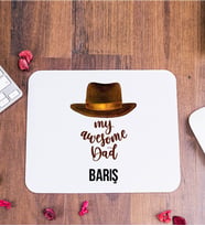 Awesome Dad Babaya Hediye Mouse Pad