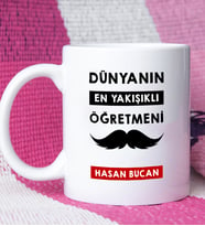 Dünyanın En Yakışıklı Öğretmeni Kupa Bardak