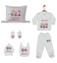 Pia Baby Gl 1931-08 İsme Özel Yastık Zıbın Set