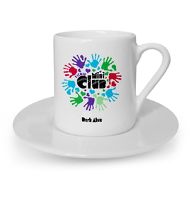 BK Gift Kişiye Özel Mesleki Mini Club Türk Kahvesi Fincanı  2