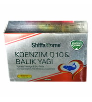 Aksuvital Shiffa Home Koenzim Q10 & Balık Yağı Yumuşak Jel 1340 Mg x 30 Kapsül