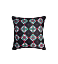 Dekoratif Yastık Kırlent Kılıfı 46x46 cm Çift Taraflı Luxury KR13 Siyah