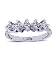Lova G Renk 0,60 Karat Pırlanta Beştaş Yüzük - 1020185