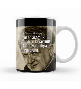 Nazım Hikmet  Söz  Kupa Bardak Porselen