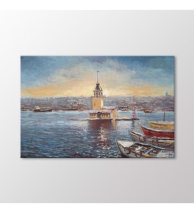 Arty Tablo Kız Kulesi Tablo (Karışık)