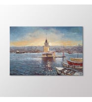 Arty Tablo Kız Kulesi Tablo (Karışık)