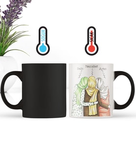 BK Gift Kişiye Özel Türbanlı Sihirli Kupa Bardak 42752