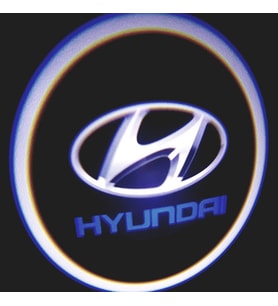 FEMEX Hyundai Araçlar İçin Pilli Yapıştırmalı Kapı Altı Led Logo