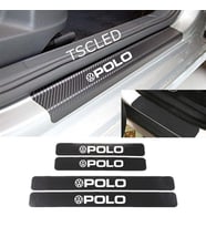 Volkswagen Polo Karbon Kapı Eşiği Koruma Sticker (4 Adet)