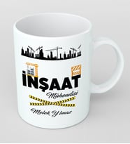 Kişiye Özel İnşaat Mühendisi Kupa Bardak