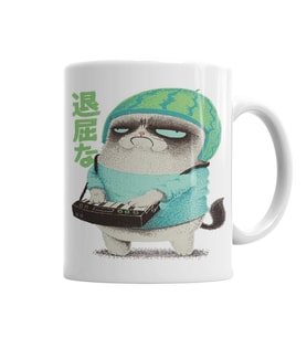 Grumpy Cat Kedi Kupa Bardak Porselen