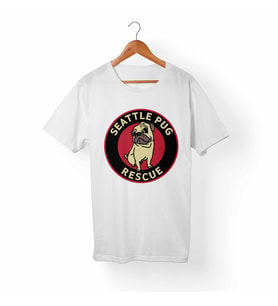 Pug Dog Çocuk Beyaz Tişört