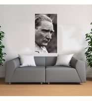 Atatürk Temalı Kanvas Tablo