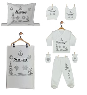 Pia Baby Gl 1928-06 İsme Özel Yastık Battaniye Zıbın Set