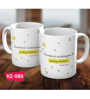 Küçük Prens Yazı Hediye Kupa Bardak